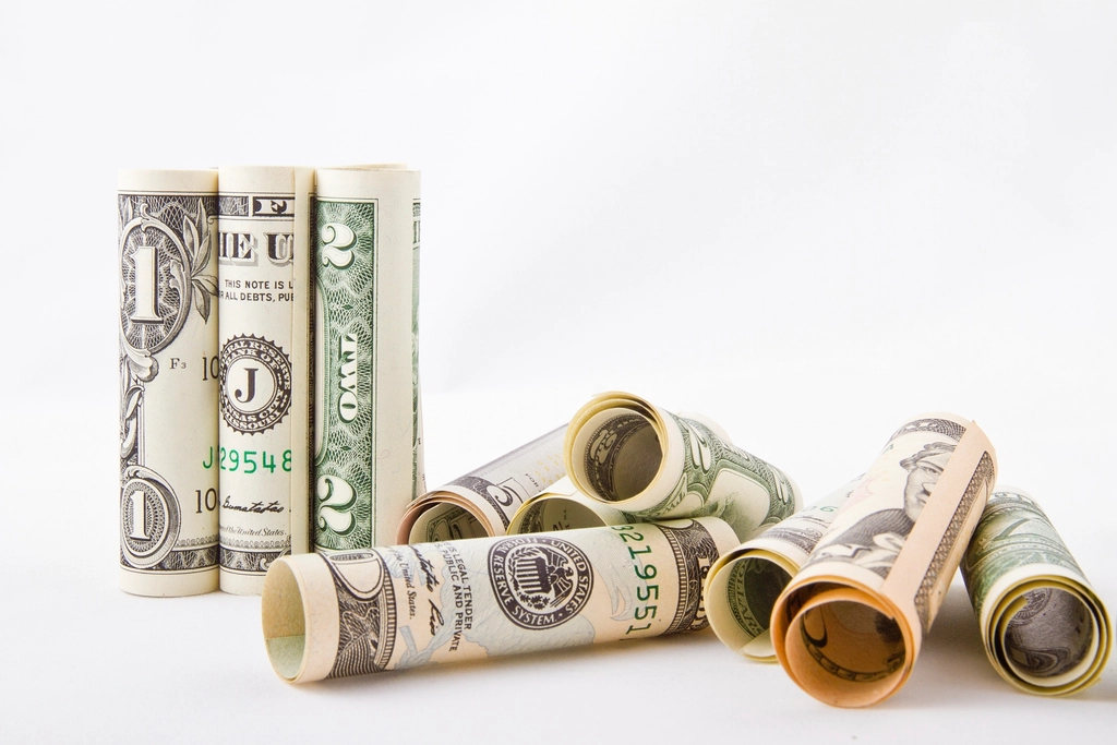 Free US dollar banknotes image